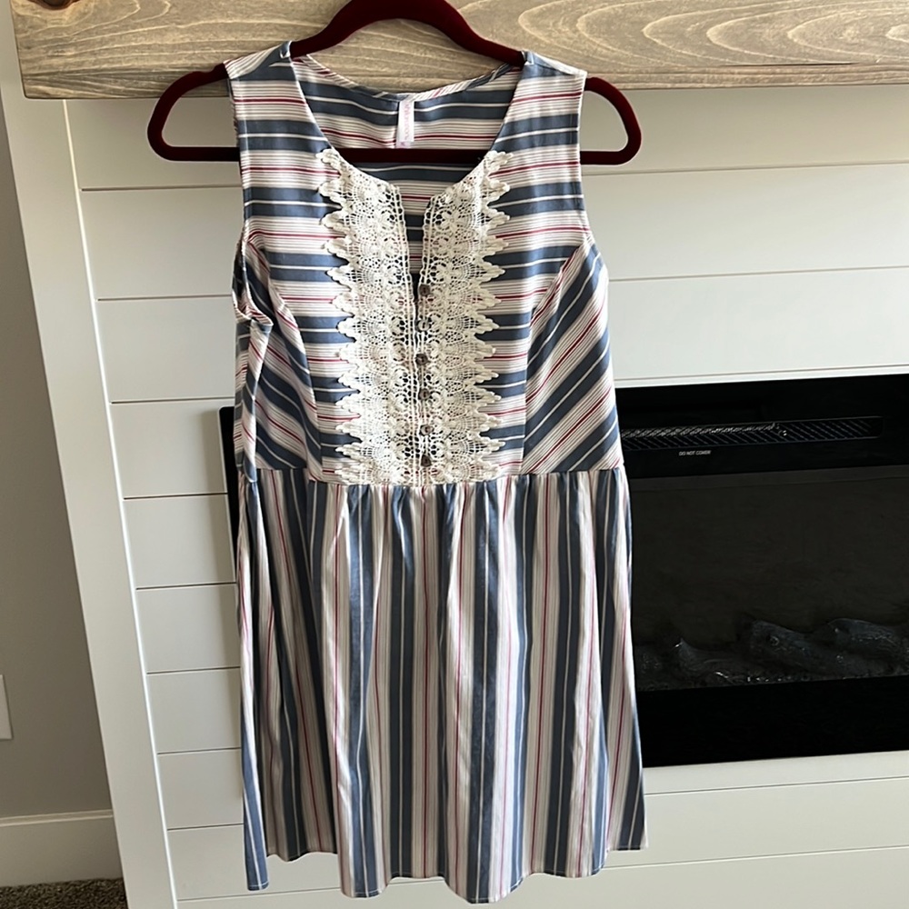 Adorable summer or 4th of July dress
